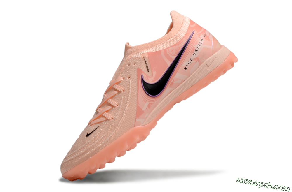 Nike Phantom GX 2 Elite TF Low-Tops Football Shoes - Pink/Black/Purple 5