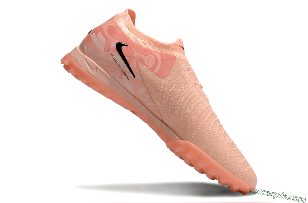 Nike Phantom GX 2 Elite TF Low-Tops Football Shoes - Pink/Black/Purple 4