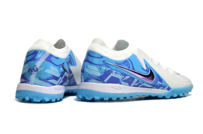Nike Phantom GX 2 Elite TF Low-Tops Football Shoes - Beige/Blue/White