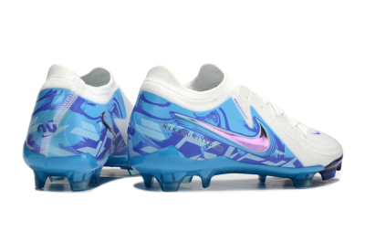 Nike Phantom Luna Elite FG Low-Tops Football Boots - Beige/Blue/White