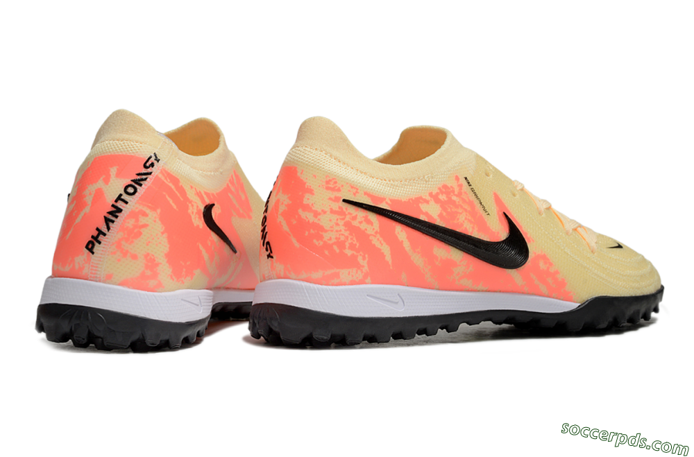 Nike Phantom GX 2 Elite TF Low-Tops Football Shoes - Yellow/Black/Red 6