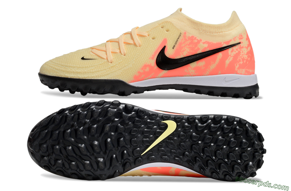 Nike Phantom GX 2 Elite TF Low-Tops Football Shoes - Yellow/Black/Red 0