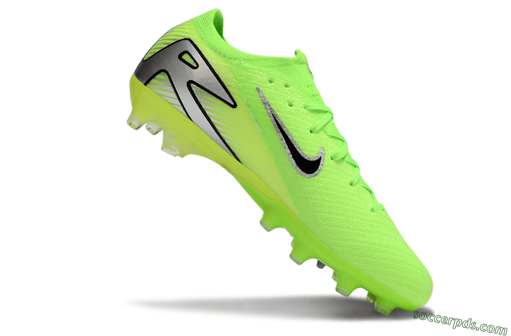 Nike Air Zoom Mercurial Vapor 16 Elite AG Low-Tops Football Boots - Yellow/Black/Silver 4