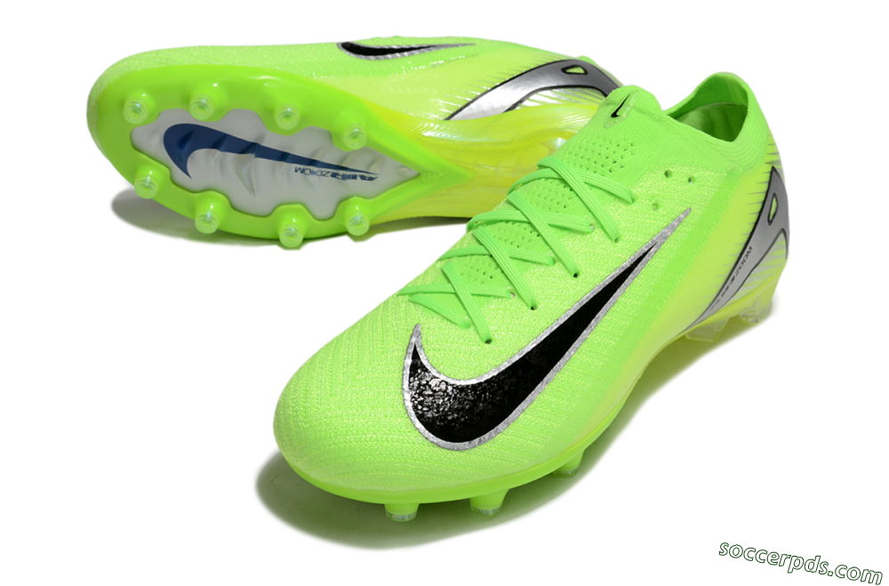 Nike Air Zoom Mercurial Vapor 16 Elite AG Low-Tops Football Boots - Yellow/Black/Silver 3