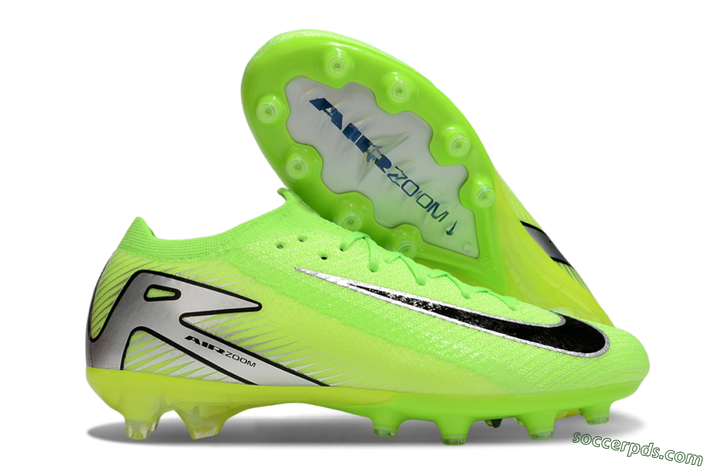 Nike Air Zoom Mercurial Vapor 16 Elite AG Low-Tops Football Boots - Yellow/Black/Silver 1