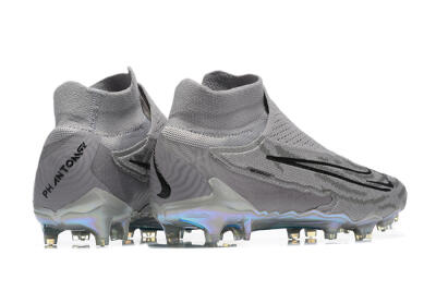 Nike Phantom GX 2 Elite FG High-Tops Football Boots - Grey/Black/Gold