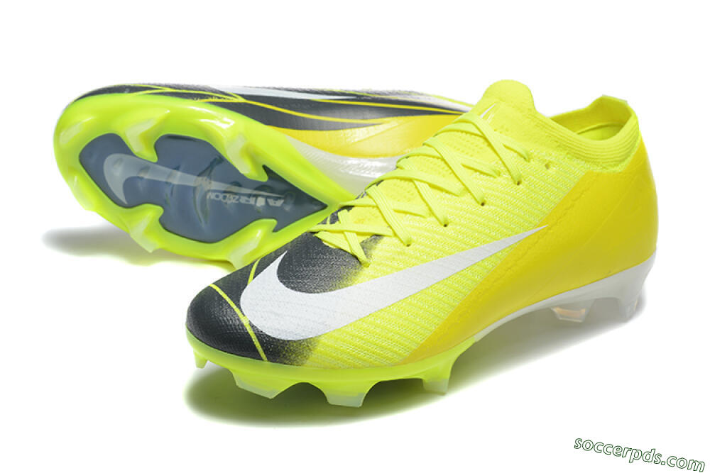 Nike Air Zoom Mercurial Vapor 16 Elite FG Low-Tops Football Boots - Yellow/Black/White 3