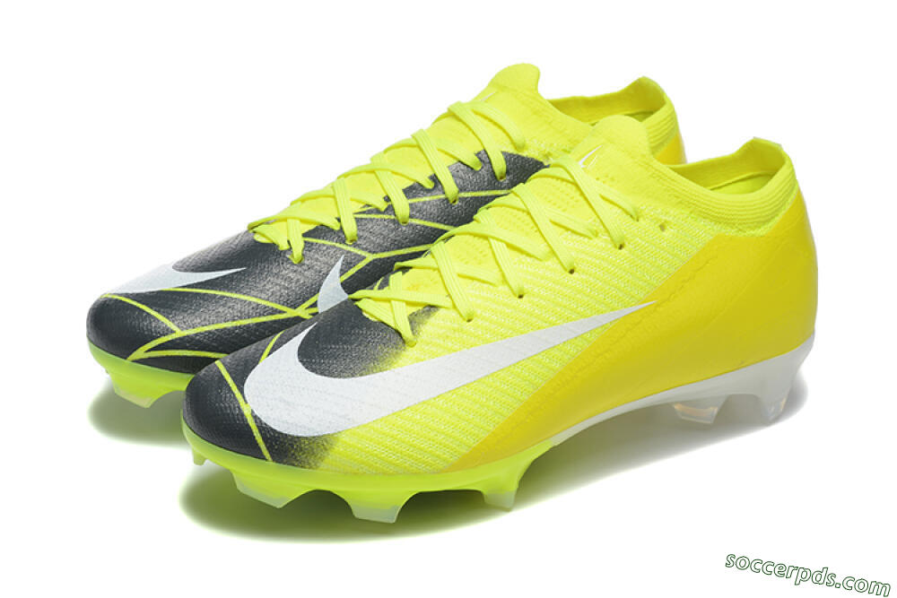 Nike Air Zoom Mercurial Vapor 16 Elite FG Low-Tops Football Boots - Yellow/Black/White 5