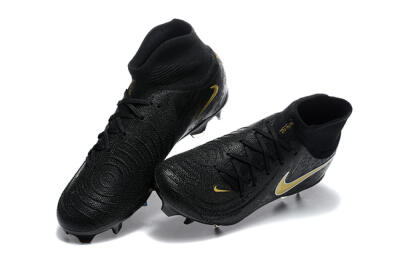 Nike Phantom Luna Elite FG High-Tops Football Boots - Black/Gold