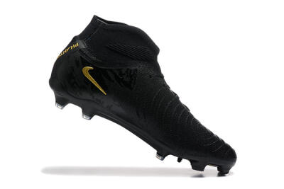 Nike Phantom Luna Elite FG High-Tops Football Boots - Black/Gold