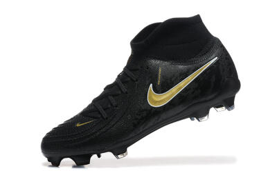 Nike Phantom Luna Elite FG High-Tops Football Boots - Black/Gold