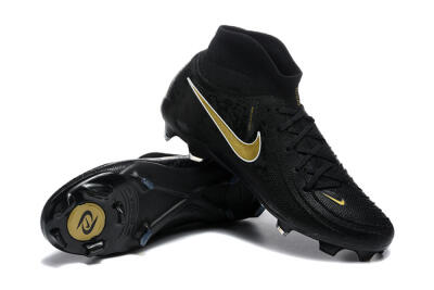 Nike Phantom Luna Elite FG High-Tops Football Boots - Black/Gold
