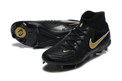 Nike Phantom Luna Elite FG High-Tops Football Boots - Black/Gold