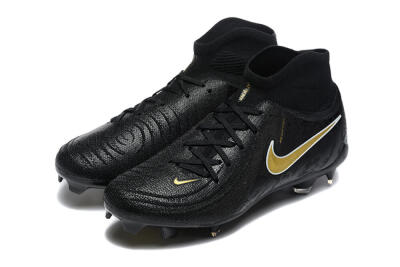 Nike Phantom Luna Elite FG High-Tops Football Boots - Black/Gold
