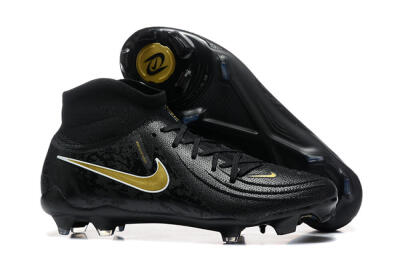 Nike Phantom Luna Elite FG High-Tops Football Boots - Black/Gold