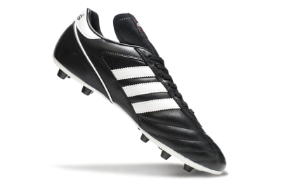 Adidas Kaiser 5 FG Low-Tops Football Boots - Black/White