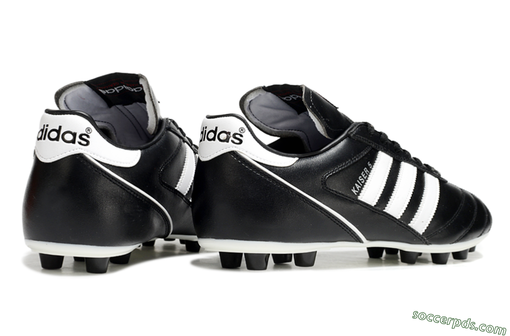 Adidas Kaiser 5 FG Low-Tops Football Boots - Black/White 6