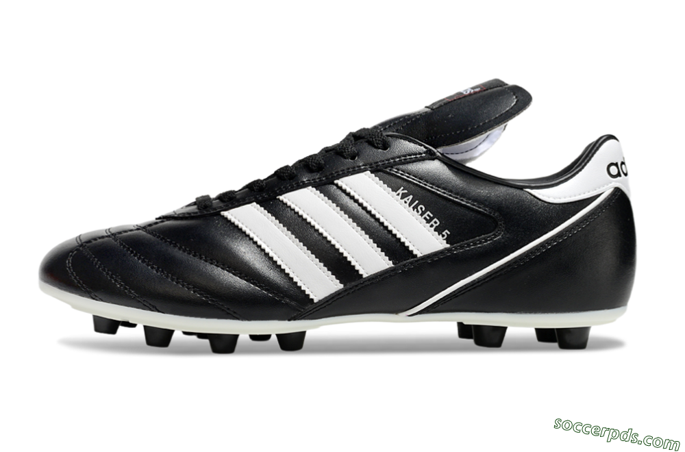 Adidas Kaiser 5 FG Low-Tops Football Boots - Black/White 2