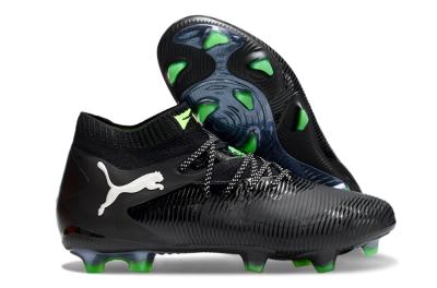 Puma Future 8 Ultimate FG Low-Tops Football Boots - Black/White/Yellow