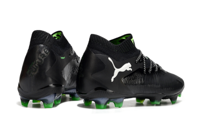 Puma Future 8 Ultimate FG Low-Tops Football Boots - Black/White/Yellow