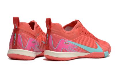Nike Air Zoom Mercurial Vapor 16 Pro IC Low-Tops Football Shoes - Red/Jade/Pink