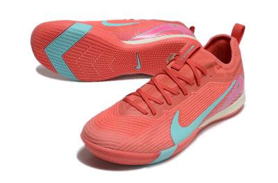 Nike Air Zoom Mercurial Vapor 16 Pro IC Low-Tops Football Shoes - Red/Jade/Pink