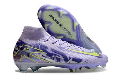 Nike Air Zoom Mercurial Superfly 10 Elite FG High-Tops Football Boots - Purple/Yellow