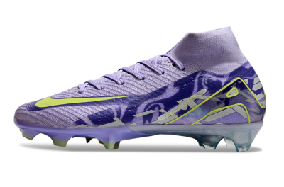 Nike Air Zoom Mercurial Superfly 10 Elite FG High-Tops Football Boots - Purple/Yellow