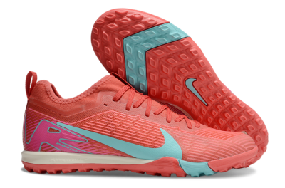 Nike Air Zoom Mercurial Vapor 16 Pro TF Low-Tops Football Shoes - Red/Jade/Pink