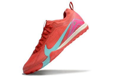 Nike Air Zoom Mercurial Vapor 16 Pro TF Low-Tops Football Shoes - Red/Jade/Pink