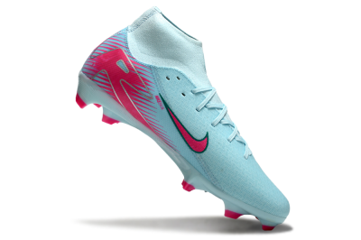 Nike Air Zoom Mercurial Superfly 10 Elite FG High-Tops Football Boots - Jade/Pink/White