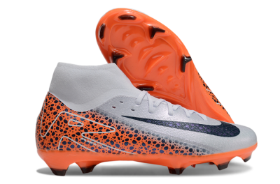 Nike Air Zoom Mercurial Superfly 10 Elite FG High-Tops Football Boots - Grey/Black/Leopard