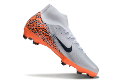 Nike Air Zoom Mercurial Superfly 10 Elite FG High-Tops Football Boots - Grey/Black/Leopard
