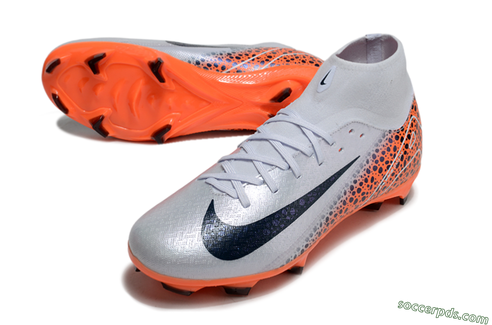 Nike Air Zoom Mercurial Superfly 10 Elite FG High-Tops Football Boots - Grey/Black/Leopard 3