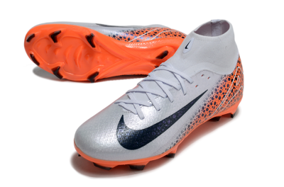 Nike Air Zoom Mercurial Superfly 10 Elite FG High-Tops Football Boots - Grey/Black/Leopard