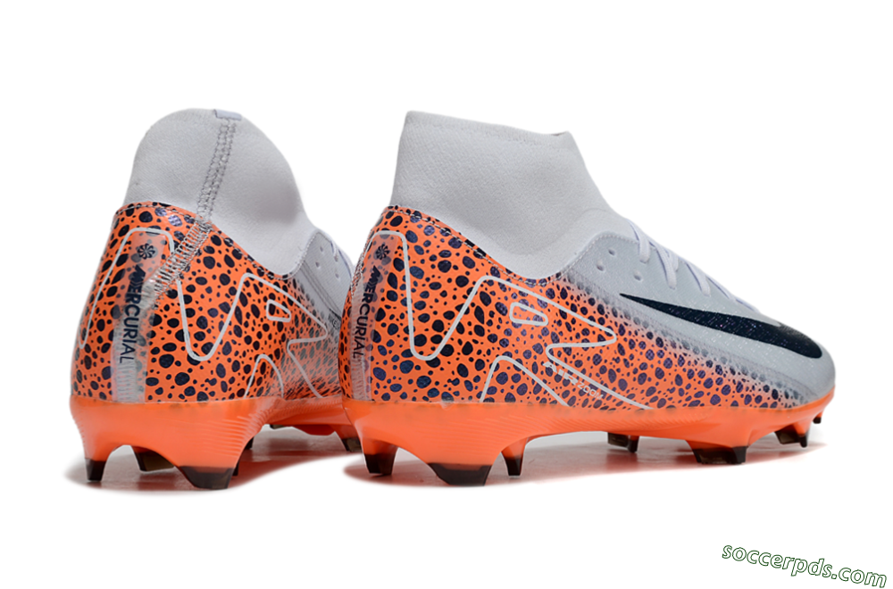Nike Air Zoom Mercurial Superfly 10 Elite FG High-Tops Football Boots - Grey/Black/Leopard 6