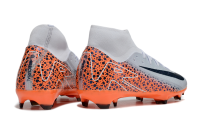 Nike Air Zoom Mercurial Superfly 10 Elite FG High-Tops Football Boots - Grey/Black/Leopard