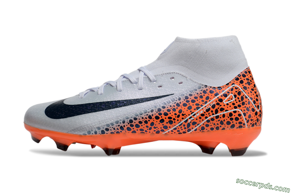 Nike Air Zoom Mercurial Superfly 10 Elite FG High-Tops Football Boots - Grey/Black/Leopard 2