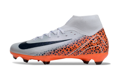Nike Air Zoom Mercurial Superfly 10 Elite FG High-Tops Football Boots - Grey/Black/Leopard