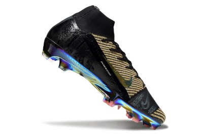 Nike Air Zoom Mercurial Superfly 10 Elite FG High-Tops Football Boots - Black/Gold/White