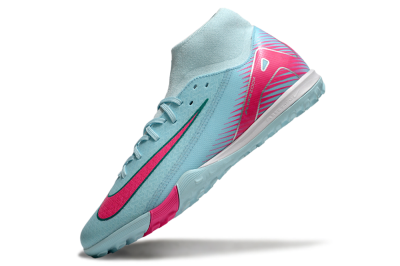 Nike Air Zoom Mercurial Superfly 10 Elite TF High-Tops Football Shoes - Jade/Pink/White