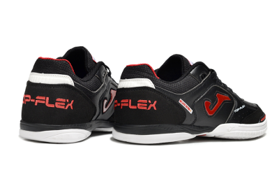 Joma Top Flex IC Low-Tops Football Shoes - Black/Red/White