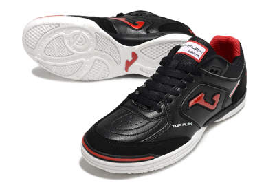 Joma Top Flex IC Low-Tops Football Shoes - Black/Red/White