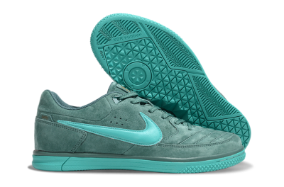 Nike Street Gato IC Low-Tops Football Shoes - Green/Green