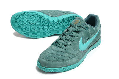 Nike Street Gato IC Low-Tops Football Shoes - Green/Green