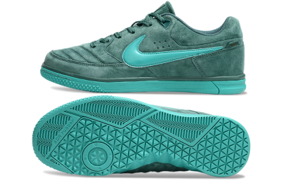 Nike Street Gato IC Low-Tops Football Shoes - Green/Green