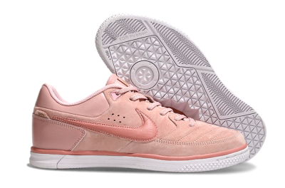 Nike Street Gato IC Low-Tops Football Shoes - Pink/White
