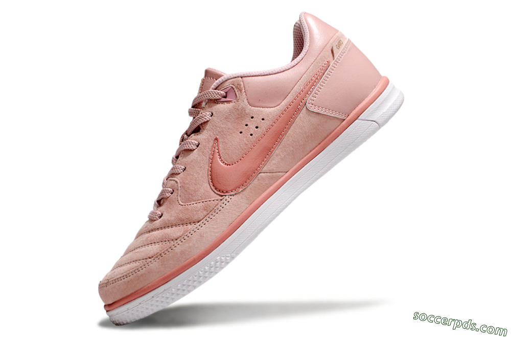 Nike Street Gato IC Low-Tops Football Shoes - Pink/White 5