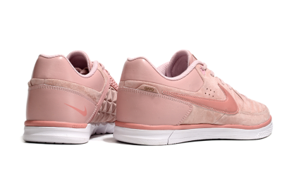 Nike Street Gato IC Low-Tops Football Shoes - Pink/White