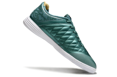 Nike Lunar Gato 2 IC Low-Tops Football Shoes - Green/Yellow/White